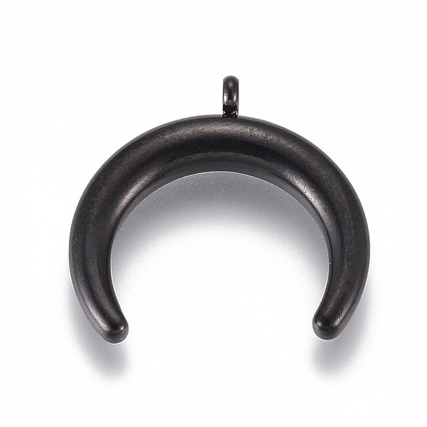 PandaHall 304 Stainless Steel Pendants, Double Horn/Crescent Moon, Gunmetal, 22.5x23x4mm, Hole: 1.8mm 304 Stainless Steel Moon
PandaHall 304 Stainless Steel Pendants, Double Horn/Crescent Moon, Gunmetal, 22.5x23x4mm, Hole: 1.8mm 304 Stainless Steel Moon