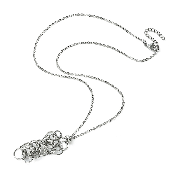 PandaHall 304 Stainless Steel Cable Chains Macrame Pouch Empty Stone Holder for Pendant Necklaces Making, with Slide Beaded, Stainless Steel...
PandaHall 304 Stainless Steel Cable Chains Macrame Pouch Empty Stone Holder for Pendant Necklaces Making, with Slide Beaded, Stainless Steel...