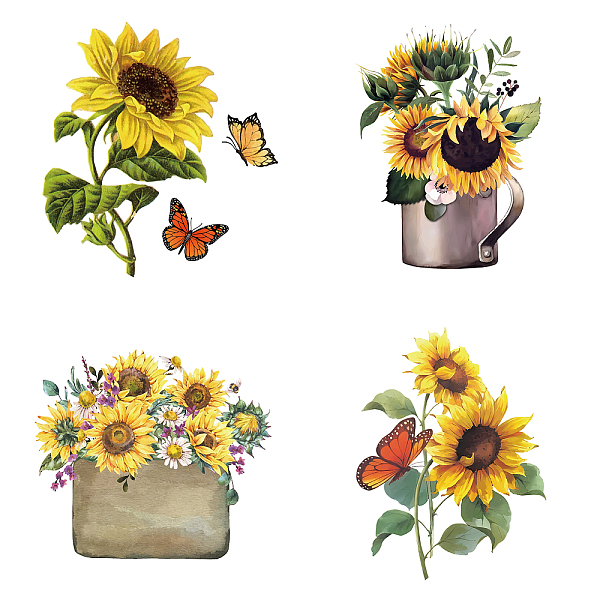 PandaHall GORGECRAFT 4 Styles Sunflower Window Stickers Butterfly Window Clings Daisy Window Decals Non Adhesive Anti-Collision Vinyl Film...
PandaHall GORGECRAFT 4 Styles Sunflower Window Stickers Butterfly Window Clings Daisy Window Decals Non Adhesive Anti-Collision Vinyl Film...