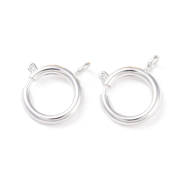 PandaHall Eco-friendly Brass Spring Ring Clasps, Cadmium Free & Lead Free, Long-Lasting Plated, 925 Sterling Silver Plated, 11.4x16x2.5mm...
PandaHall Eco-friendly Brass Spring Ring Clasps, Cadmium Free & Lead Free, Long-Lasting Plated, 925 Sterling Silver Plated, 11.4x16x2.5mm...