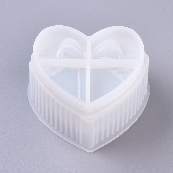 PandaHall Storage Box Silicone Molds, Resin Casting Molds, For UV Resin, Epoxy Resin Jewelry Making, Heart, White, 83x96x59mm, Inner...
PandaHall Storage Box Silicone Molds, Resin Casting Molds, For UV Resin, Epoxy Resin Jewelry Making, Heart, White, 83x96x59mm, Inner...