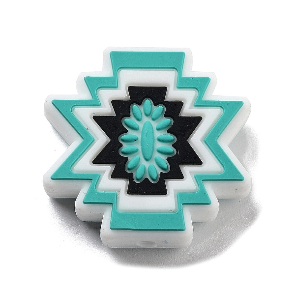 PandaHall Silicone Focal Beads, DIY Nursing Necklaces Making, Wormhole, Turquoise, 28x29x8mm, Hole: 2mm Silicone Others Green
PandaHall Silicone Focal Beads, DIY Nursing Necklaces Making, Wormhole, Turquoise, 28x29x8mm, Hole: 2mm Silicone Others Green