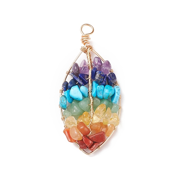 PandaHall Chakra Natural Mixed Stone Chip Big Pendants, Natural Red Jasper & Red Aventurine & Howlite & Citrine & Amethyst & Green...
PandaHall Chakra Natural Mixed Stone Chip Big Pendants, Natural Red Jasper & Red Aventurine & Howlite & Citrine & Amethyst & Green...