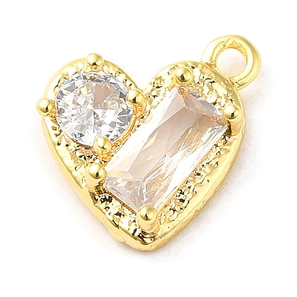PandaHall Brass Micro Pave Cubic Zirconia Pendants, Heart, Golden, 10x10x3.5mm, Hole: 1.2mm Brass+Cubic Zirconia Heart Clear
PandaHall Brass Micro Pave Cubic Zirconia Pendants, Heart, Golden, 10x10x3.5mm, Hole: 1.2mm Brass+Cubic Zirconia Heart Clear