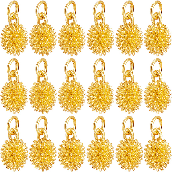 PandaHall SUNNYCLUE 20PCS Rack Plating Alloy Charms, Cadmium Free & Lead Free, Durian, Matte Gold Color, 14x9.5x8.5mm, Hole: 4mm Alloy...
PandaHall SUNNYCLUE 20PCS Rack Plating Alloy Charms, Cadmium Free & Lead Free, Durian, Matte Gold Color, 14x9.5x8.5mm, Hole: 4mm Alloy...