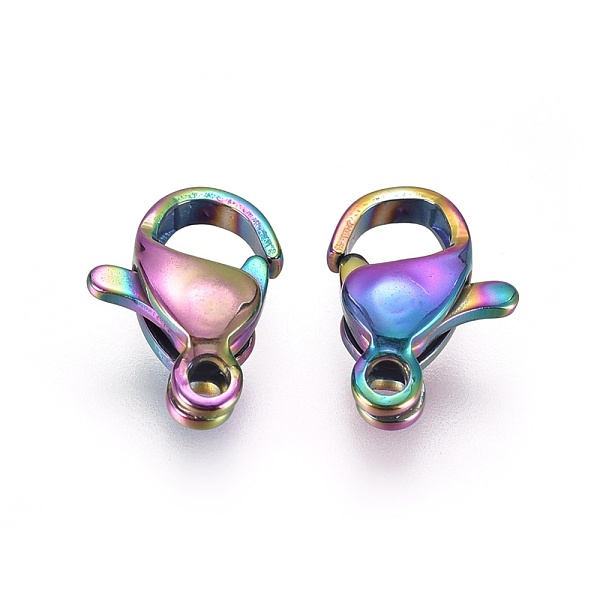PandaHall Ion Plating(IP) 304 Stainless Steel Lobster Claw Clasps, Parrot Trigger Clasps, Rainbow Color, 10x7x3mm, Hole: 1.2mm 304 Stainless...
PandaHall Ion Plating(IP) 304 Stainless Steel Lobster Claw Clasps, Parrot Trigger Clasps, Rainbow Color, 10x7x3mm, Hole: 1.2mm 304 Stainless...