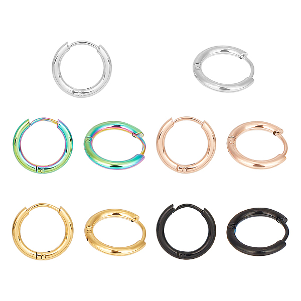 PandaHall Unicraftale 5 Pairs 5 Colors 304 Stainless Steel Huggie Hoop Earrings for Women, Mixed Color, 12 Gauge, 14x2mm, Pin: 0.8mm(±0.1mm)...
PandaHall Unicraftale 5 Pairs 5 Colors 304 Stainless Steel Huggie Hoop Earrings for Women, Mixed Color, 12 Gauge, 14x2mm, Pin: 0.8mm(±0.1mm)...