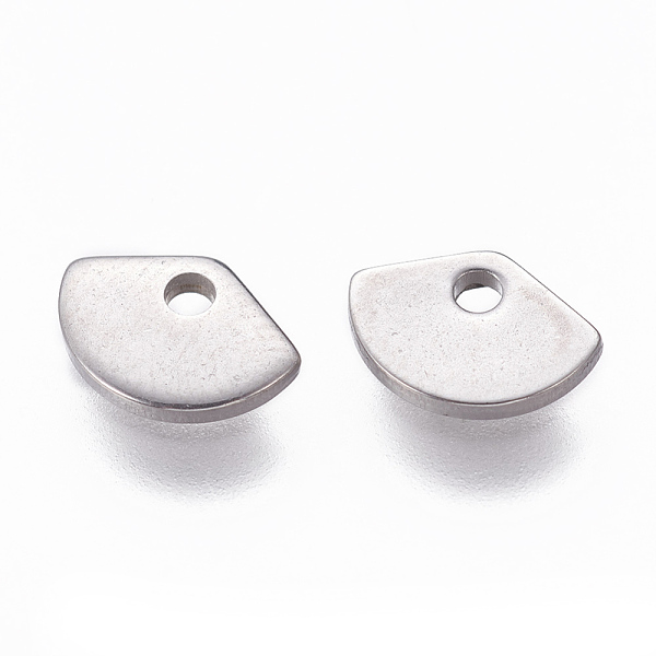 PandaHall 304 Stainless Steel Charms, Fan, Stainless Steel Color, 5x8x1mm, Hole: 1.2mm 304 Stainless Steel Fan
PandaHall 304 Stainless Steel Charms, Fan, Stainless Steel Color, 5x8x1mm, Hole: 1.2mm 304 Stainless Steel Fan