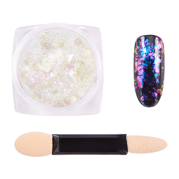 PandaHall Nail Art Glitter Powder, Starry Sky/Mirror Effect, Mixed Polish Chunky Sequins Powder Manicure Tools, with Brush, Colorful...
PandaHall Nail Art Glitter Powder, Starry Sky/Mirror Effect, Mixed Polish Chunky Sequins Powder Manicure Tools, with Brush, Colorful...