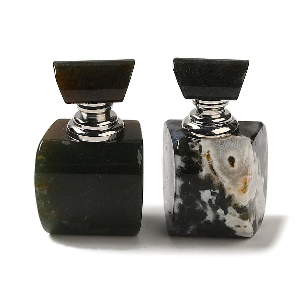 PandaHall Natural Moss Agate Dropper Perfume Bottles, with Stainless Steel Color Tone 304 Stainless Steel Findings, SPA Aromatherapy...
PandaHall Natural Moss Agate Dropper Perfume Bottles, with Stainless Steel Color Tone 304 Stainless Steel Findings, SPA Aromatherapy...