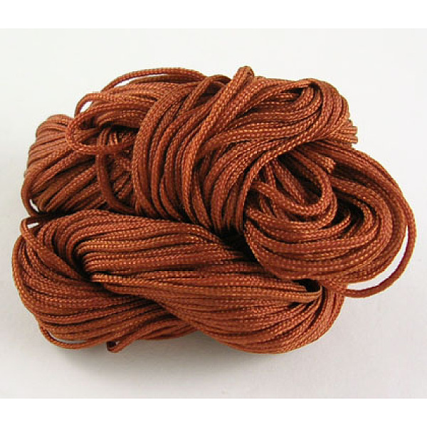 PandaHall Nylon Thread, Nylon Jewelry Cord for Custom Woven Bracelets Making, Sienna, 1.5mm, 14m/batch Nylon Brown
PandaHall Nylon Thread, Nylon Jewelry Cord for Custom Woven Bracelets Making, Sienna, 1.5mm, 14m/batch Nylon Brown