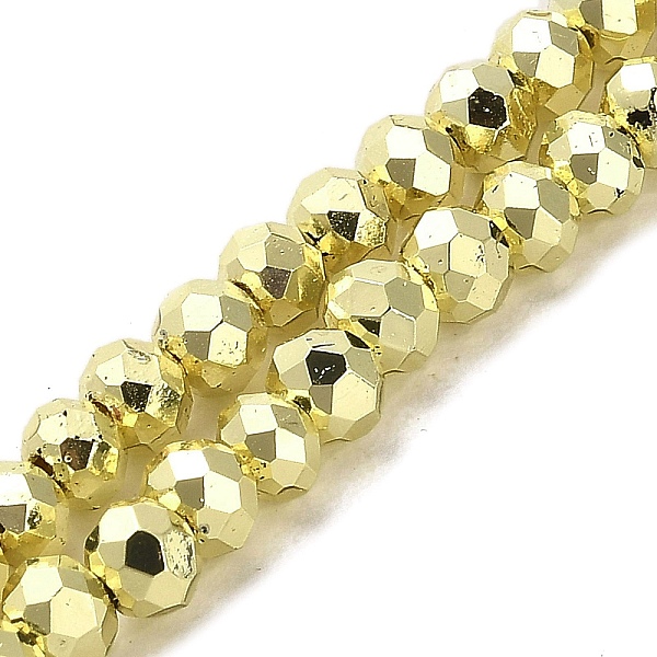 PandaHall Electroplate Glass Beads Strands, Faceted, Rondelle, Light Khaki, 4x3.5mm, Hole: 1mm, about 119~120pcs/strand, 15.75''(40cm) Glass...
PandaHall Electroplate Glass Beads Strands, Faceted, Rondelle, Light Khaki, 4x3.5mm, Hole: 1mm, about 119~120pcs/strand, 15.75''(40cm) Glass...