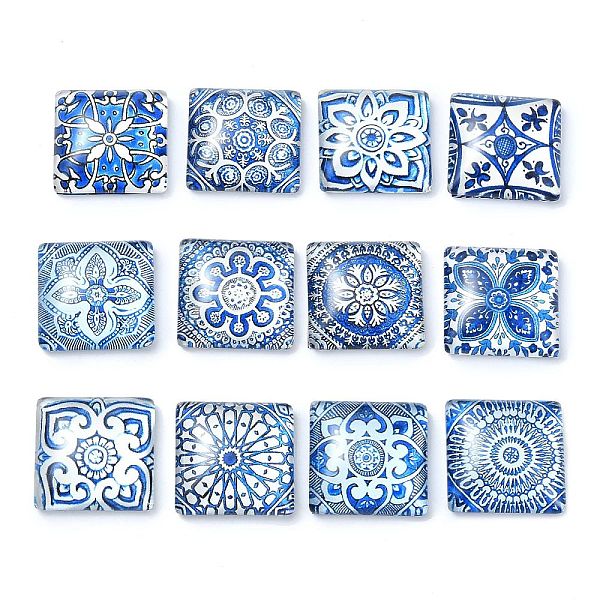PandaHall 12Pcs Glass Cabochons, Square, Mixed Color, 20x20x6mm Glass Square Multicolor
PandaHall 12Pcs Glass Cabochons, Square, Mixed Color, 20x20x6mm Glass Square Multicolor