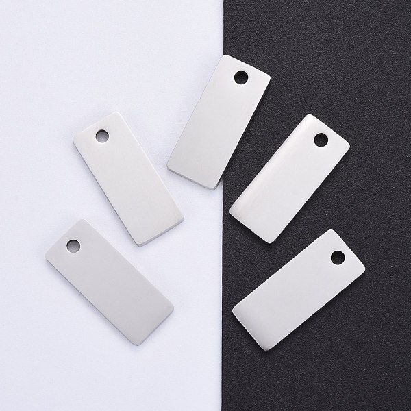 PandaHall 304 Stainless Steel Pendants, Manual Polishing, Blank Stamping Tags, Rectangle, Stainless Steel Color, 21x9x1.8mm, Hole: 1mm 304...
PandaHall 304 Stainless Steel Pendants, Manual Polishing, Blank Stamping Tags, Rectangle, Stainless Steel Color, 21x9x1.8mm, Hole: 1mm 304...