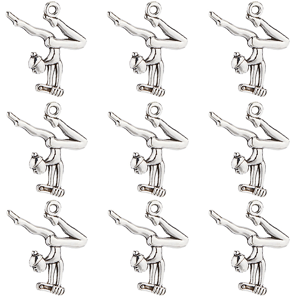 PandaHall SUNNYCLUE 80Pcs Sport Themed Tibetan Style Alloy Pendants, Antique Silver, 23x22x2.5mm, Hole: 1.8mm Alloy Sports
PandaHall SUNNYCLUE 80Pcs Sport Themed Tibetan Style Alloy Pendants, Antique Silver, 23x22x2.5mm, Hole: 1.8mm Alloy Sports