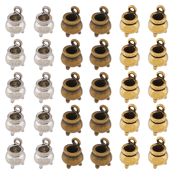 PandaHall DICOSMETIC 30Pcs 3 Colors Alloy Charms, Censer, Mixed Color, 12~12.5x8.5~9.5x8~8.5mm, Hole: 1.8mm, 10pcs/color Alloy Others
PandaHall DICOSMETIC 30Pcs 3 Colors Alloy Charms, Censer, Mixed Color, 12~12.5x8.5~9.5x8~8.5mm, Hole: 1.8mm, 10pcs/color Alloy Others
