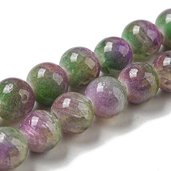 PandaHall Dyed Natural White Jade Beads Strands, Round, Lime Green, 6~6.5mm, Hole: 1mm, about 66pcs/strand, 15.75 inch(40cm) White Jade...
PandaHall Dyed Natural White Jade Beads Strands, Round, Lime Green, 6~6.5mm, Hole: 1mm, about 66pcs/strand, 15.75 inch(40cm) White Jade...