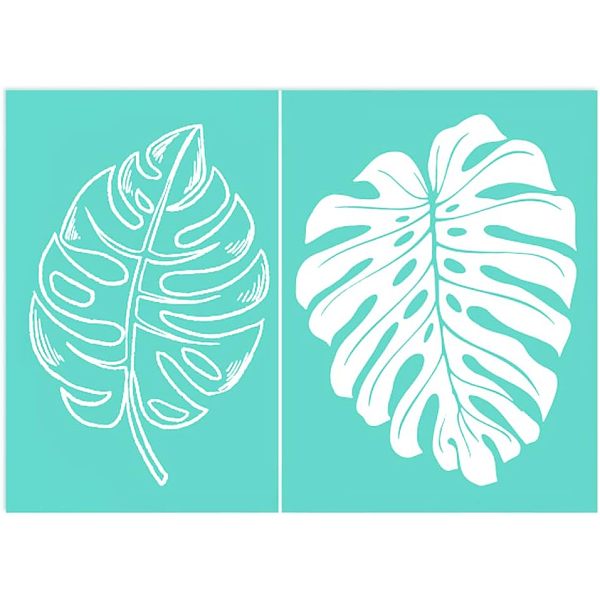 PandaHall Self-Adhesive Silk Screen Printing Stencil, for Painting on Wood, DIY Decoration T-Shirt Fabric, Monstera Leaf, Sky Blue...
PandaHall Self-Adhesive Silk Screen Printing Stencil, for Painting on Wood, DIY Decoration T-Shirt Fabric, Monstera Leaf, Sky Blue...