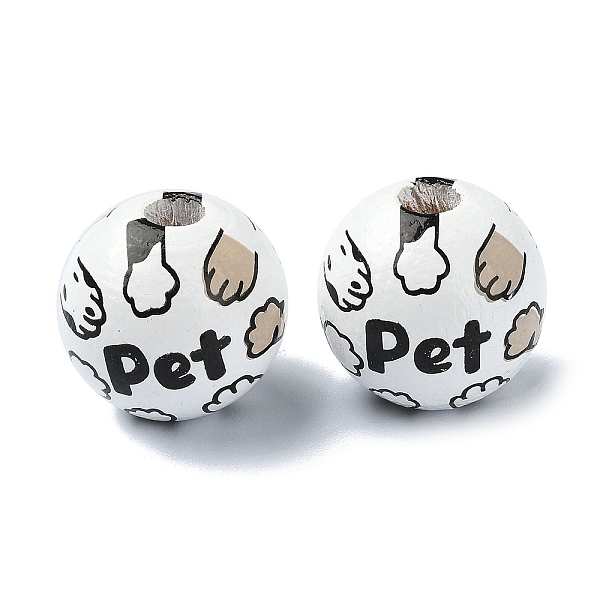 PandaHall Pet Theme Wood Large Hole European Beads, Round, Black, 15.5~16x15mm, Hole: 4.5mm Wood Others Black
PandaHall Pet Theme Wood Large Hole European Beads, Round, Black, 15.5~16x15mm, Hole: 4.5mm Wood Others Black