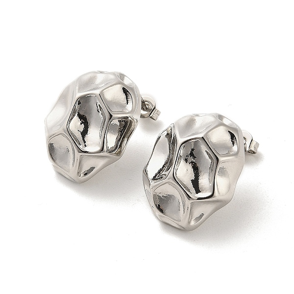 PandaHall Honeycomb Rack Plating Brass Stud Earrings, Cadmium Free & Lead Free, Platinum, 20.5x17mm Brass
PandaHall Honeycomb Rack Plating Brass Stud Earrings, Cadmium Free & Lead Free, Platinum, 20.5x17mm Brass