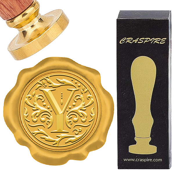 PandaHall Brass Wax Seal Stamps with Rosewood Handle, for DIY Scrapbooking, Letter Y, 25mm Brass Letter Y
PandaHall Brass Wax Seal Stamps with Rosewood Handle, for DIY Scrapbooking, Letter Y, 25mm Brass Letter Y