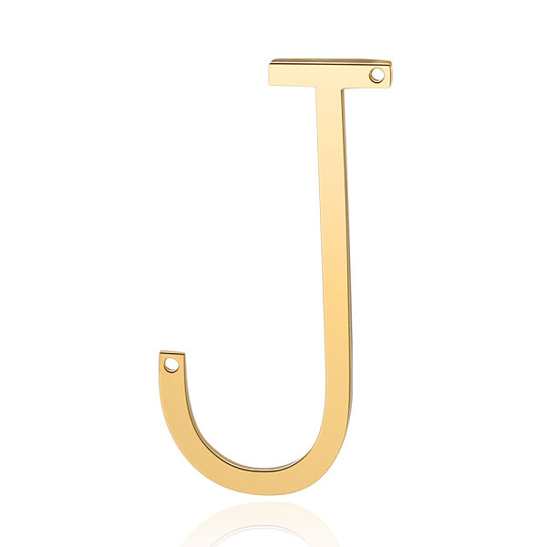 PandaHall 201 Stainless Steel Links connectors, Letter, Golden, Letter.J, 37x19x1mm, Hole: 1mm 201 Stainless Steel Letter J
PandaHall 201 Stainless Steel Links connectors, Letter, Golden, Letter.J, 37x19x1mm, Hole: 1mm 201 Stainless Steel Letter J