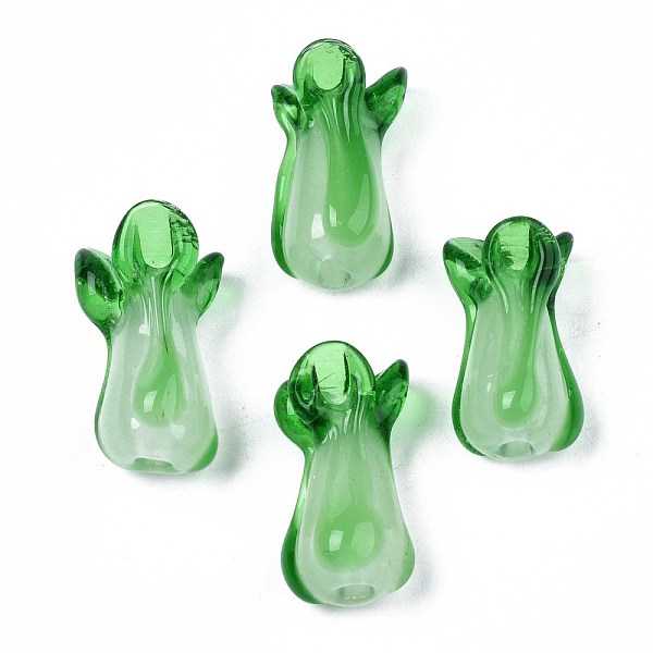 PandaHall Handmade Lampwork Beads, Cabbage, Green, 19~20.5x10~12.5x10~12mm, Hole: 0.8~2mm Lampwork Vegetables Green
PandaHall Handmade Lampwork Beads, Cabbage, Green, 19~20.5x10~12.5x10~12mm, Hole: 0.8~2mm Lampwork Vegetables Green