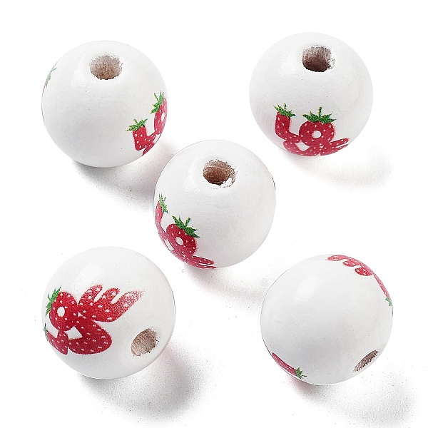 PandaHall Fruit Theme Wood European Beads, Large Hole Beads, Strawberry, 15.5~16x14.5mm, Hole: 4mm Wood Strawberry Red
PandaHall Fruit Theme Wood European Beads, Large Hole Beads, Strawberry, 15.5~16x14.5mm, Hole: 4mm Wood Strawberry Red