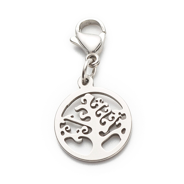 PandaHall Round Ring with Tree 304 Stainless Steel Filigree Pendant Decorations, with 304 Stainless Steel Lobster Claw Clasps & Open Jump...
PandaHall Round Ring with Tree 304 Stainless Steel Filigree Pendant Decorations, with 304 Stainless Steel Lobster Claw Clasps & Open Jump...