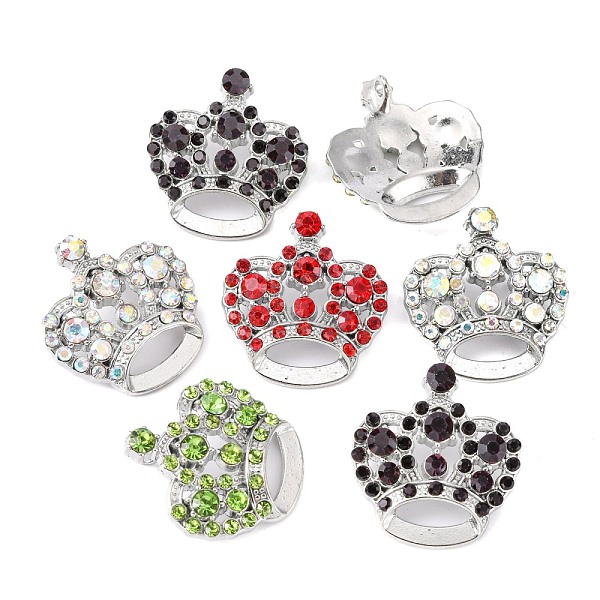PandaHall Rhinestone Pendants, Cadmium Free & Lead Free, with Alloy Findings, Crown, Mixed Color, 31x29x10mm, Hole: 3mm Alloy+Rhinestone..., Multicolor
PandaHall Rhinestone Pendants, Cadmium Free & Lead Free, with Alloy Findings, Crown, Mixed Color, 31x29x10mm, Hole: 3mm Alloy+Rhinestone..., Multicolor