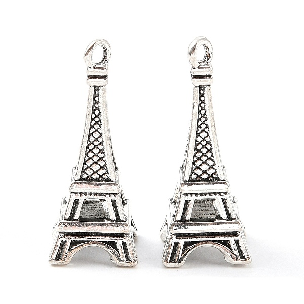 PandaHall Tibetan Style Alloy Pendant, Eiffel Tower, Lead Free & Cadmium Free, Antique Silver, 33x13mm, Hole: 2.2mm Alloy Others
PandaHall Tibetan Style Alloy Pendant, Eiffel Tower, Lead Free & Cadmium Free, Antique Silver, 33x13mm, Hole: 2.2mm Alloy Others