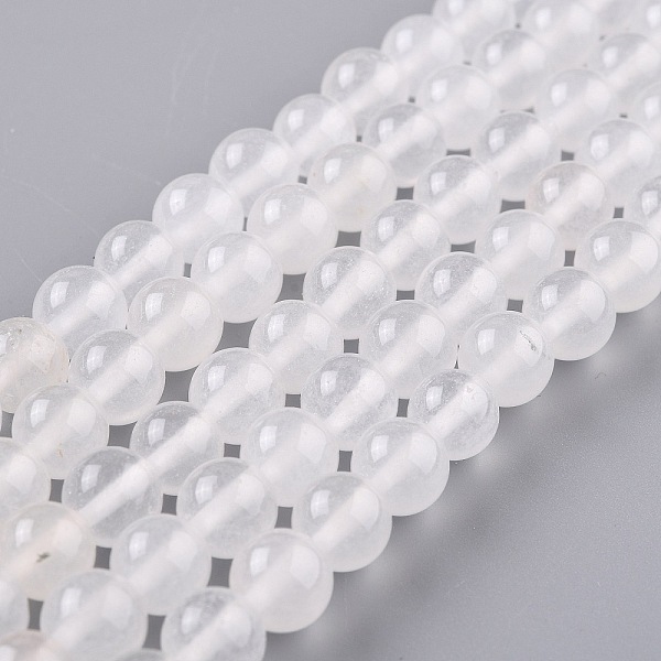 PandaHall Natural White Jade Beads, Round, Dyed, Clear, 8mm, Hole: 1mm, about 49pcs/strand, 15.16''(38.5cm) White Jade Round Clear
PandaHall Natural White Jade Beads, Round, Dyed, Clear, 8mm, Hole: 1mm, about 49pcs/strand, 15.16''(38.5cm) White Jade Round Clear