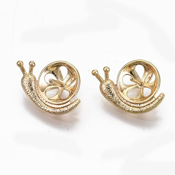 PandaHall Brass Peg Bails Pendants, for Half Drilled Bead, Nickel Free, Snail Shape, Real 18K Gold Plated, 15.5x11x8mm, Hole: 1.8mm, Pin...
PandaHall Brass Peg Bails Pendants, for Half Drilled Bead, Nickel Free, Snail Shape, Real 18K Gold Plated, 15.5x11x8mm, Hole: 1.8mm, Pin...
