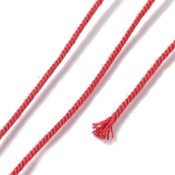 PandaHall Polyester Twisted Cord, Round, for DIY Jewelry Making, FireBrick, 1mm, about 49.21 Yards(45m)/Roll Polyester Red
PandaHall Polyester Twisted Cord, Round, for DIY Jewelry Making, FireBrick, 1mm, about 49.21 Yards(45m)/Roll Polyester Red