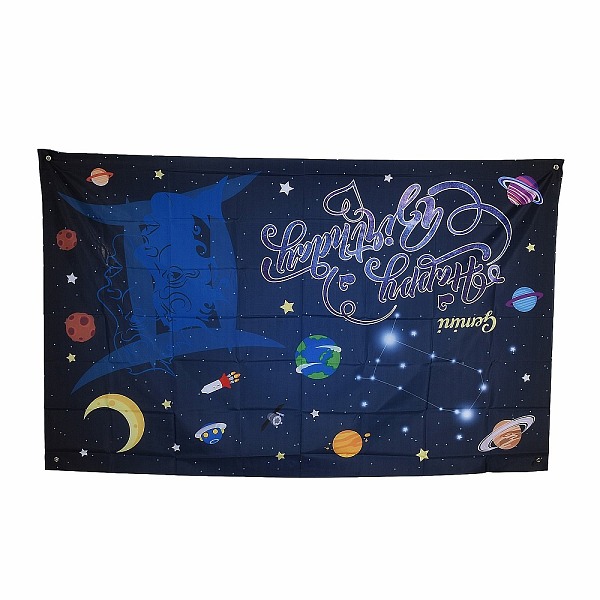 PandaHall Constellation/Zodiac Sign Polyester Hanging Wall Tapestry, for Home Birthday Decoration, Blue, Gemini, 180x114x0.21cm, Hole: 9.8mm...
PandaHall Constellation/Zodiac Sign Polyester Hanging Wall Tapestry, for Home Birthday Decoration, Blue, Gemini, 180x114x0.21cm, Hole: 9.8mm...