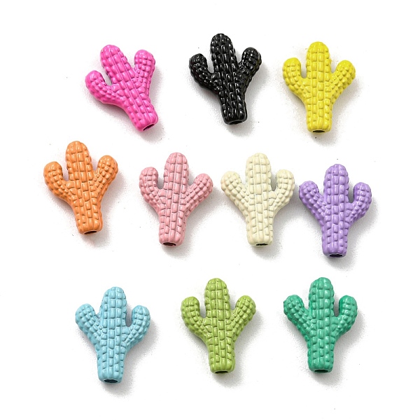 PandaHall Spray Painted Alloy Beads, Lead Free & Cadmium Free, Cactus, Mixed Color, 12x10x3mm, Hole: 1.5mm Alloy Cactus Multicolor
PandaHall Spray Painted Alloy Beads, Lead Free & Cadmium Free, Cactus, Mixed Color, 12x10x3mm, Hole: 1.5mm Alloy Cactus Multicolor