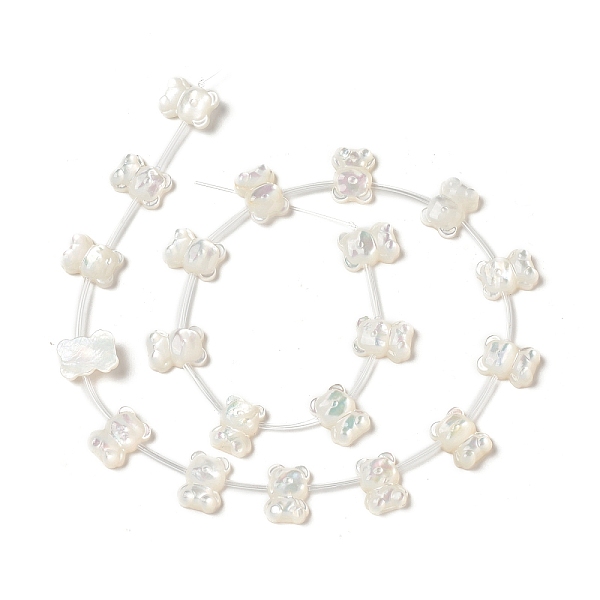 PandaHall Natural White Shell Mother of Pearl Shell Beads, Bear, Creamy White, 12x9x4mm, Hole: 0.8mm, about 20pcs/strand, 14.76''(37.5cm)...
PandaHall Natural White Shell Mother of Pearl Shell Beads, Bear, Creamy White, 12x9x4mm, Hole: 0.8mm, about 20pcs/strand, 14.76''(37.5cm)...
