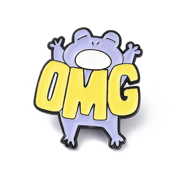PandaHall Black Zinc Alloy Brooches, Enamel Pins, for Backpack Cloth, Frog, 30x25.5x1.5mm Alloy+Enamel Frog
PandaHall Black Zinc Alloy Brooches, Enamel Pins, for Backpack Cloth, Frog, 30x25.5x1.5mm Alloy+Enamel Frog