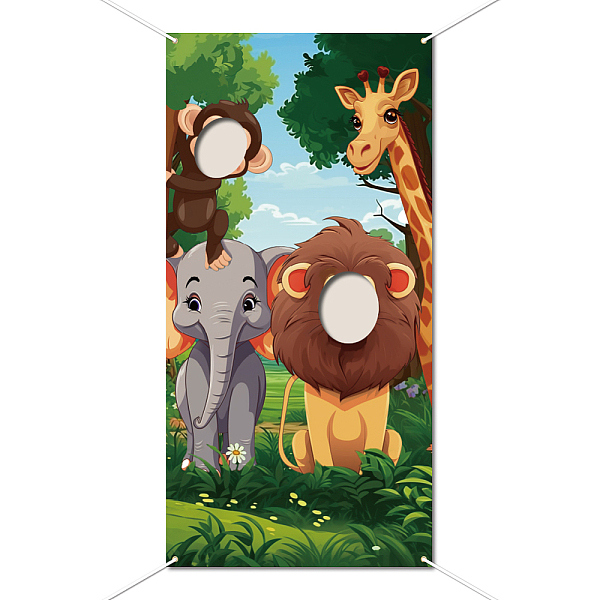 PandaHall WADORN Jungle Safari Wild Animals Birthday Party Photo Prop, Photo Door Banner Backdrop Large Fabric Photo Background Face...
PandaHall WADORN Jungle Safari Wild Animals Birthday Party Photo Prop, Photo Door Banner Backdrop Large Fabric Photo Background Face...
