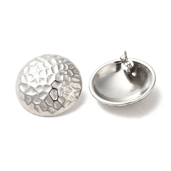 PandaHall 304 Stainless Steel Stud Earrings, Textured Flat Round, Stainless Steel Color, 25mm 304 Stainless Steel Flat Round
PandaHall 304 Stainless Steel Stud Earrings, Textured Flat Round, Stainless Steel Color, 25mm 304 Stainless Steel Flat Round