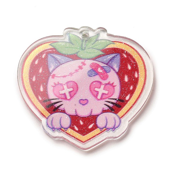 PandaHall Valentine's Day Transparent Printed Acrylic Pendants, Heart Charm, Cat Shape, 39x39.5x2mm, Hole: 2mm Acrylic Cat Shape Multicolor
PandaHall Valentine's Day Transparent Printed Acrylic Pendants, Heart Charm, Cat Shape, 39x39.5x2mm, Hole: 2mm Acrylic Cat Shape Multicolor