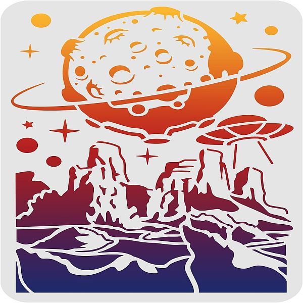 PandaHall FINGERINSPIRE Moon Stencils 29.7x21cm Plastic Space Moon Star Drawing Painting Stencils Planet Sand Pile UFO Pattern Stencils...
PandaHall FINGERINSPIRE Moon Stencils 29.7x21cm Plastic Space Moon Star Drawing Painting Stencils Planet Sand Pile UFO Pattern Stencils...