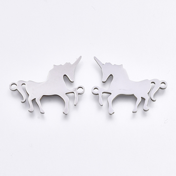 PandaHall 201 Stainless Steel Links connectors, Laser Cut Links, Unicorn, Stainless Steel Color, 20x23x1mm, Hole: 1.5mm 201 Stainless Steel...
PandaHall 201 Stainless Steel Links connectors, Laser Cut Links, Unicorn, Stainless Steel Color, 20x23x1mm, Hole: 1.5mm 201 Stainless Steel...