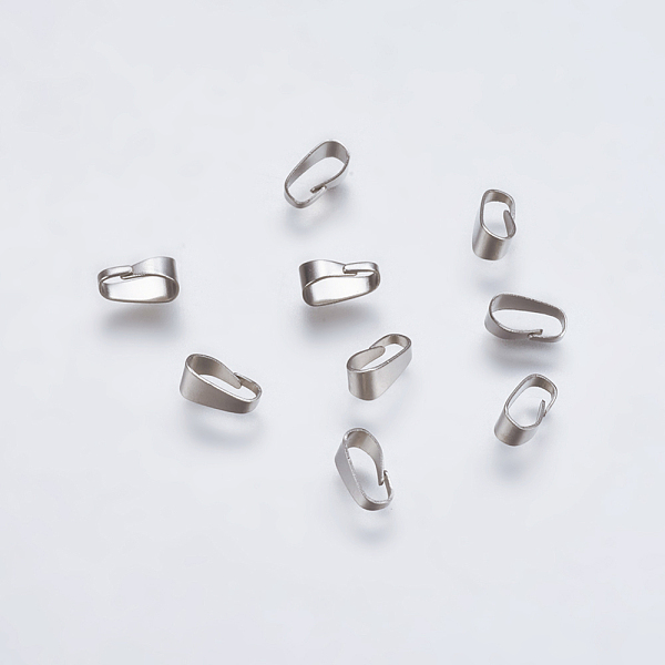 PandaHall 304 Stainless Steel Snap on Bails, Stainless Steel Color, 9x3.5mm 304 Stainless Steel
PandaHall 304 Stainless Steel Snap on Bails, Stainless Steel Color, 9x3.5mm 304 Stainless Steel