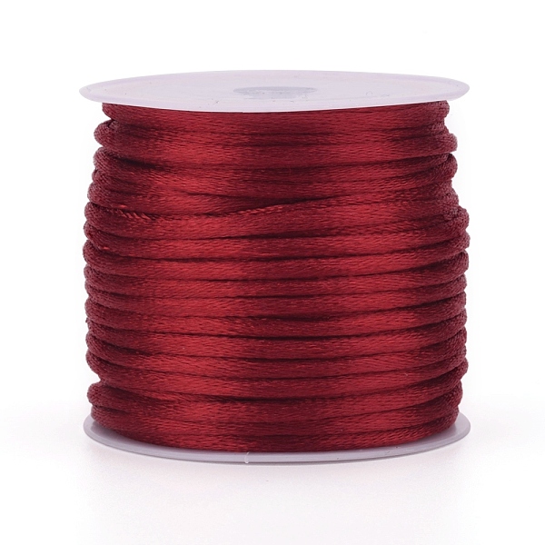 PandaHall Nylon Cord, Satin Rattail Cord, for Beading Jewelry Making, Chinese Knotting, FireBrick, 1mm, about 32.8 yards(30m)/roll Nylon Red
PandaHall Nylon Cord, Satin Rattail Cord, for Beading Jewelry Making, Chinese Knotting, FireBrick, 1mm, about 32.8 yards(30m)/roll Nylon Red
