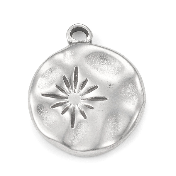 PandaHall 304 Stainless Steel Pendants, Flat Round with Sun Charms, Stainless Steel Color, 18.5x15x2mm, Hole: 2mm 304 Stainless Steel Flat...
PandaHall 304 Stainless Steel Pendants, Flat Round with Sun Charms, Stainless Steel Color, 18.5x15x2mm, Hole: 2mm 304 Stainless Steel Flat...