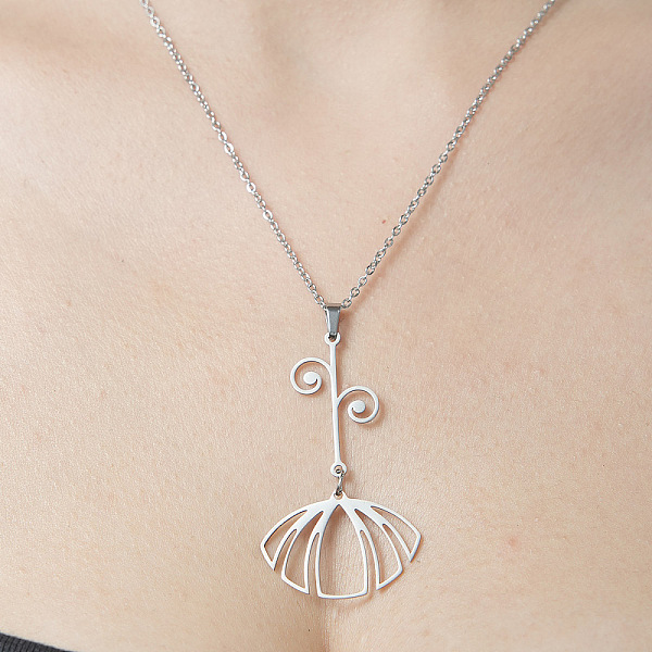PandaHall 201 Stainless Steel Hollow Leaf Pendant Necklace, Stainless Steel Color, 17.72 inch(45cm) 201 Stainless Steel Leaf
PandaHall 201 Stainless Steel Hollow Leaf Pendant Necklace, Stainless Steel Color, 17.72 inch(45cm) 201 Stainless Steel Leaf
