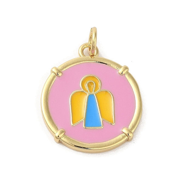 PandaHall Rack Plating Brass Enamel Pendants, with Jump Ring, Long-Lasting Plated, Cadmium Free & Lead Free, Real 18K Gold Plated, Flat..., Pink
PandaHall Rack Plating Brass Enamel Pendants, with Jump Ring, Long-Lasting Plated, Cadmium Free & Lead Free, Real 18K Gold Plated, Flat..., Pink
