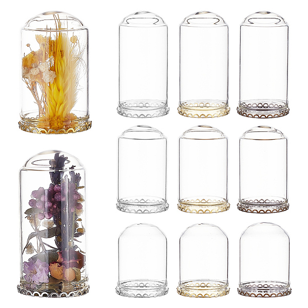 PandaHall BENECREAT 12 Sets Mini Clear Glass Cloche Dome 1.5/2/2.3 Inch Glass Display Cloche Dome with 3 Colors Metal Base Cloche Bell Jar...
PandaHall BENECREAT 12 Sets Mini Clear Glass Cloche Dome 1.5/2/2.3 Inch Glass Display Cloche Dome with 3 Colors Metal Base Cloche Bell Jar...