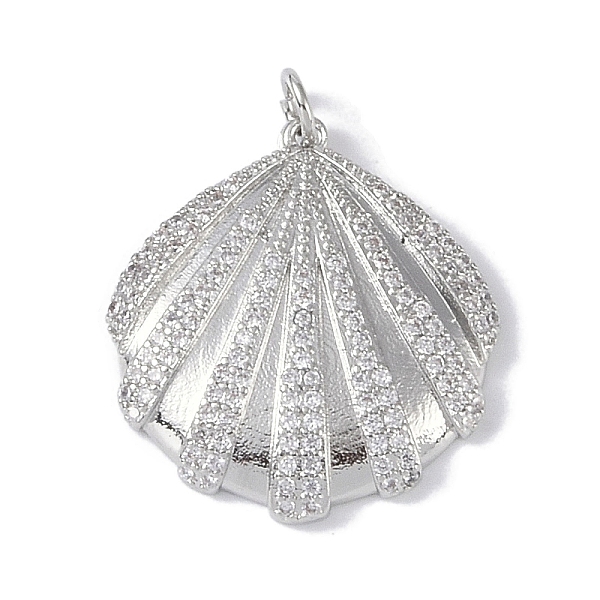 PandaHall Rack Plating Brass Micro Pave Clear Cubic Zirconia Pendants, with Jump Rings, Cadmium Free & Lead Free, Long-Lasting Plated, Shell...
PandaHall Rack Plating Brass Micro Pave Clear Cubic Zirconia Pendants, with Jump Rings, Cadmium Free & Lead Free, Long-Lasting Plated, Shell...